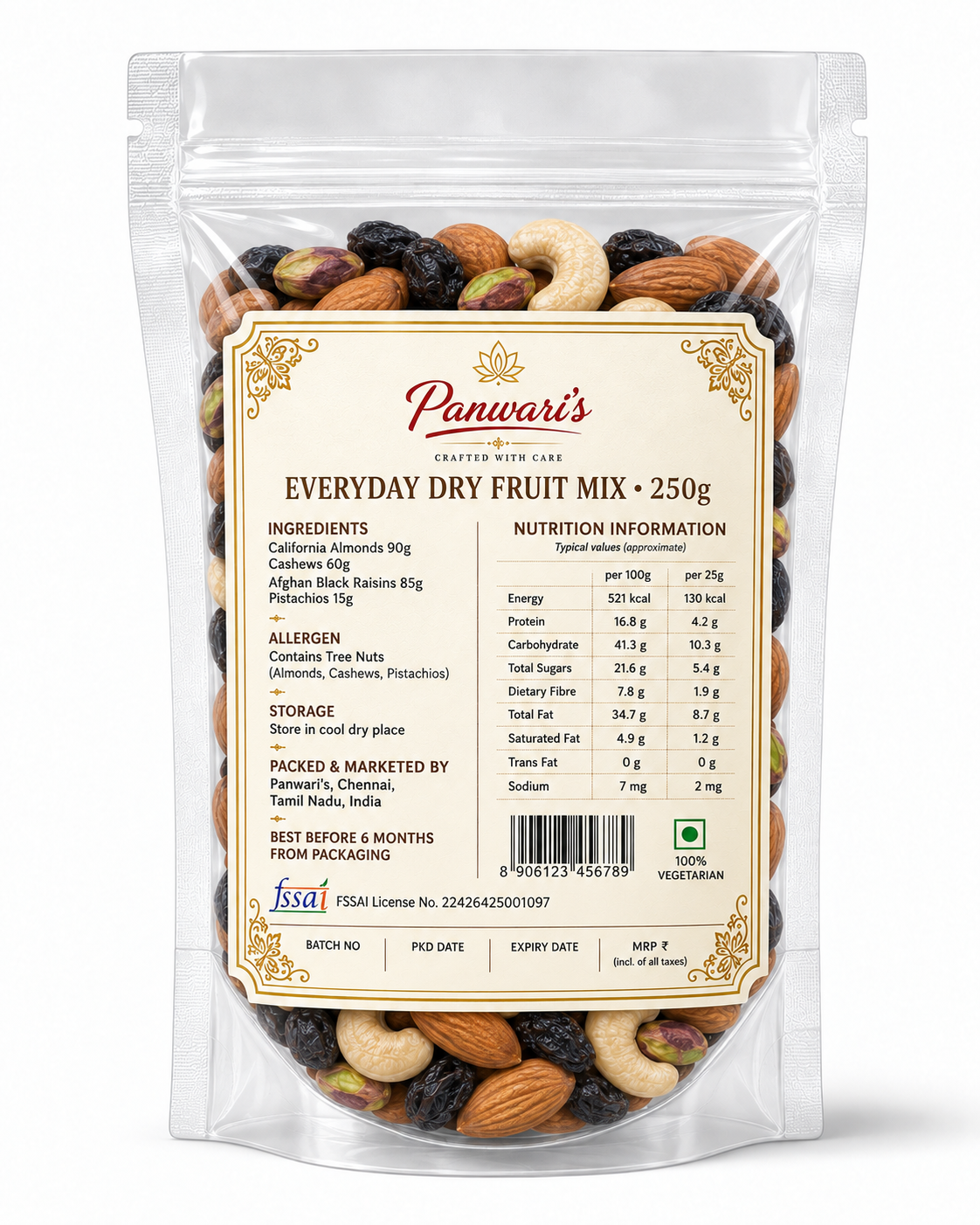 Panwari's Everyday Dry Fruit Mix