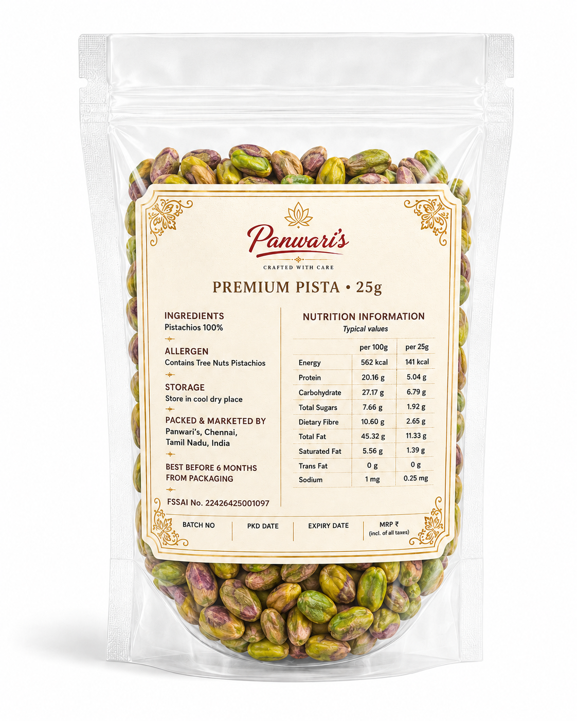 Pistachio - Without Shell